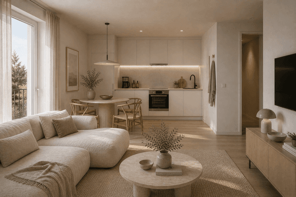 3-Zimmer-Wohnung mit großem Balkon im Marius Quartier