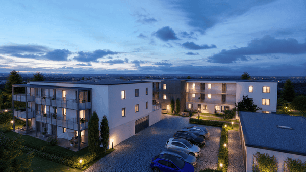 3-Zimmer-Wohnung mit großem Balkon im Marius Quartier